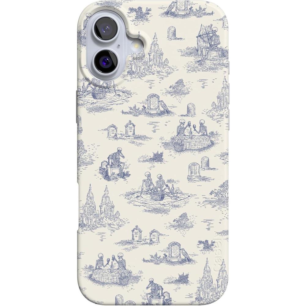 imageCasely iPhone 16 Case  Van Gogh  Head of a Skeleton with a Burning Cigarette Phone  Classic UltraSlim Design  Compatible with MagSafeGraveyard Gathering  Skeleton Picnic