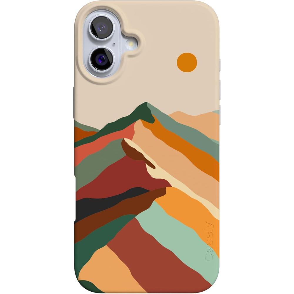 imageCasely iPhone 16 Case  Van Gogh  Head of a Skeleton with a Burning Cigarette Phone  Classic UltraSlim Design  Compatible with MagSafeMagic Mountain  Colorblock