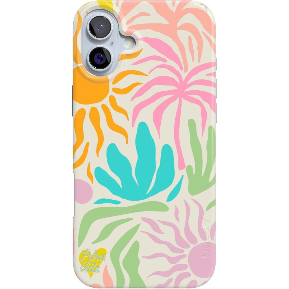 imageCasely iPhone 16 Plus Case  Full Bloom  Navy Floral  Classic Ultra Slim Case Design  Compatible with MagSafePura Vida  Oasis