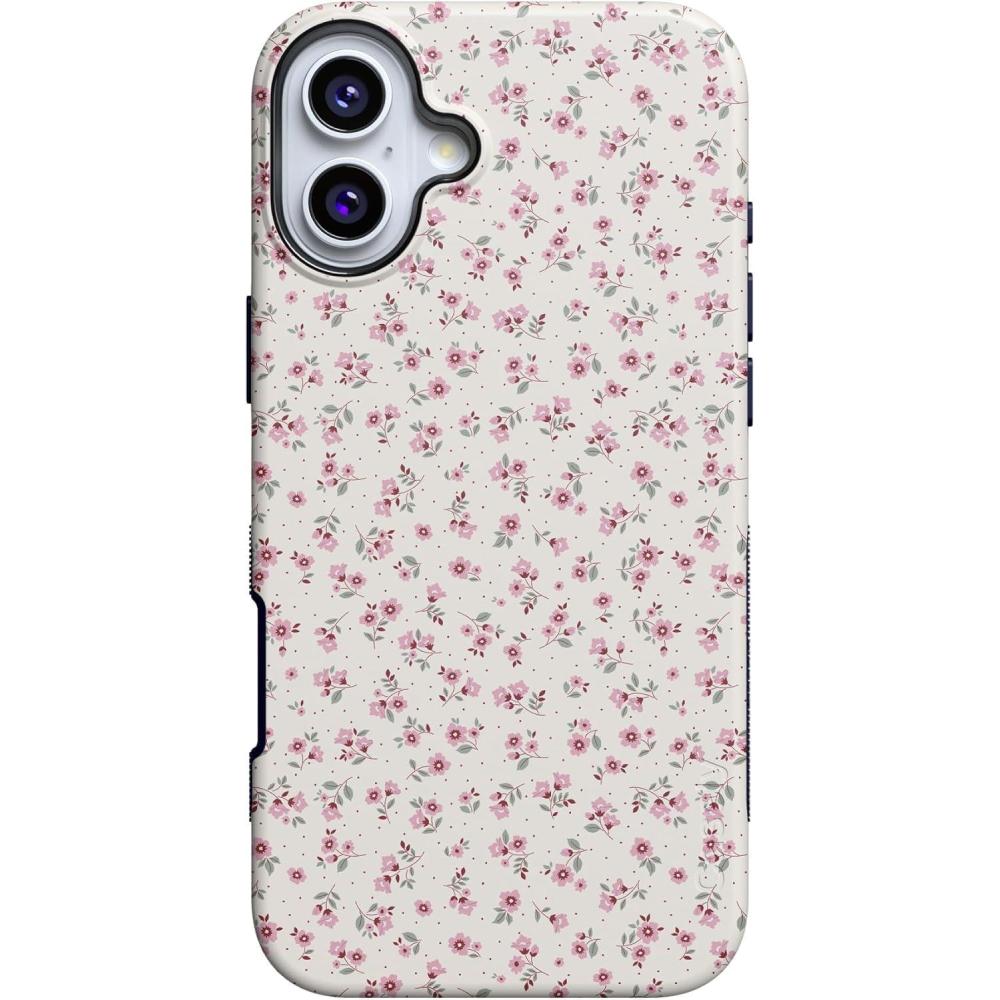 imageCasely iPhone 16 Plus Case  Poppy Meadows  Pastel Floral  Compatible with MagSafe  Bold Protective DesignCottage Charm