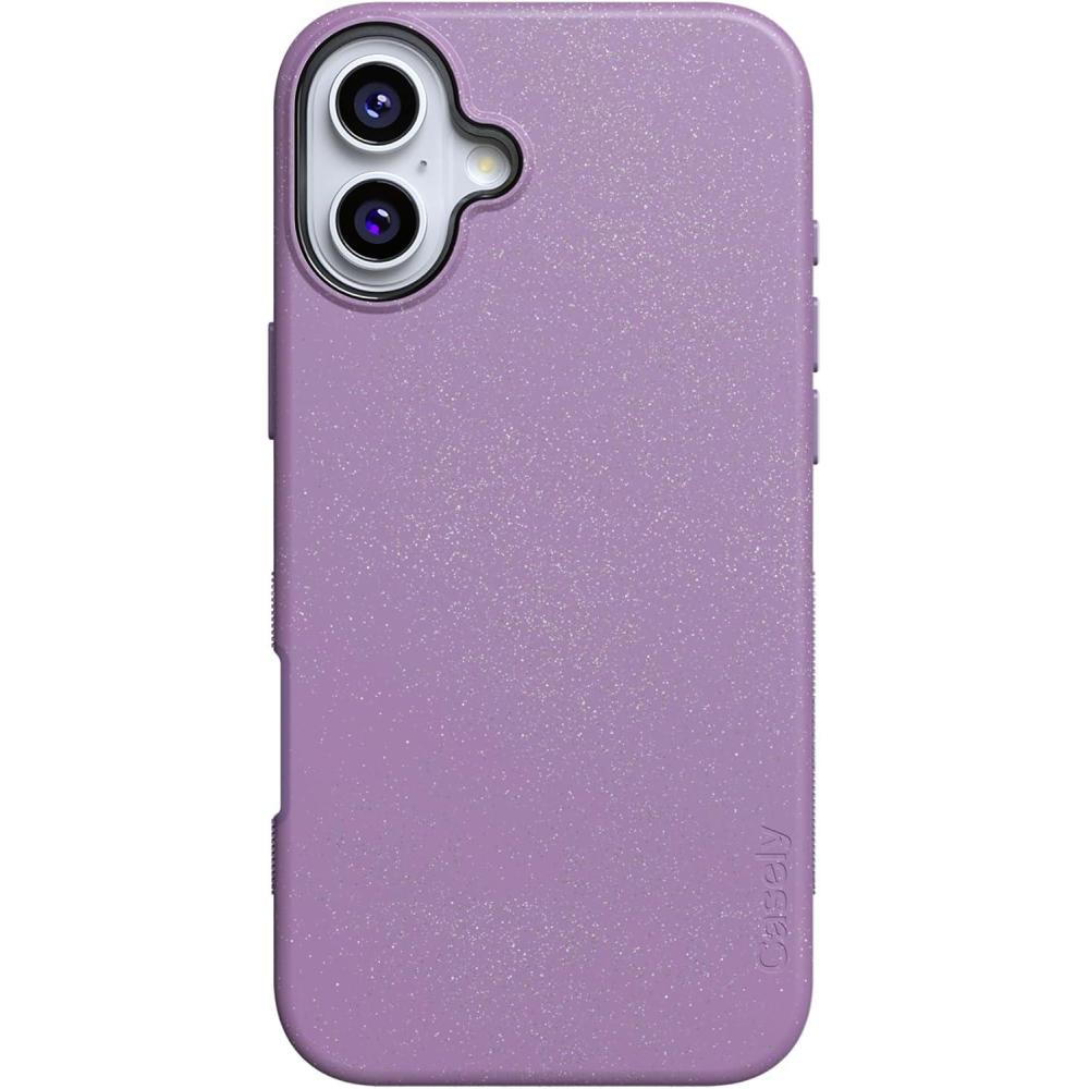 imageCasely iPhone 16 Plus Case  Poppy Meadows  Pastel Floral  Compatible with MagSafe  Bold Protective DesignLavender Waves  Purple Shimmer
