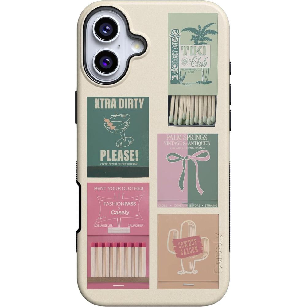 imageCasely iPhone 16 Plus Case  Poppy Meadows  Pastel Floral  Compatible with MagSafe  Bold Protective DesignPerfect Match  FashionPass