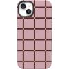 Uptown Gridlock | Pink Checkerboard