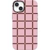 Uptown Gridlock | Pink Checkerboard