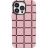 Uptown Gridlock | Pink Checkerboard