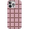 Uptown Gridlock | Pink Checkerboard
