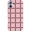 Uptown Gridlock | Pink Checkerboard