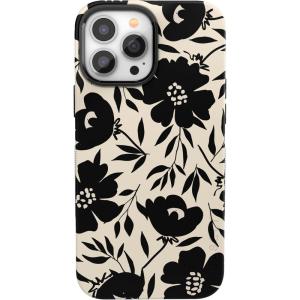 Casely iPhone 13 Pro Max Case | Field of Flowers | Pastel Floral | Compatible with MagSafe | Bold Protective Design(Dark Fantasy | Contrast Floral)