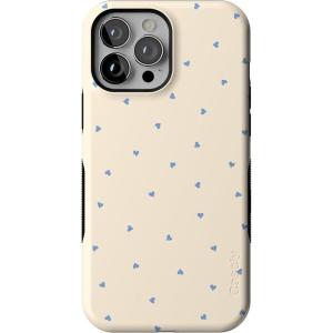 Casely iPhone 13 Pro Max Case | Field of Flowers | Pastel Floral | Compatible with MagSafe | Bold Protective Design(I’m Yours | Tiny Hearts)