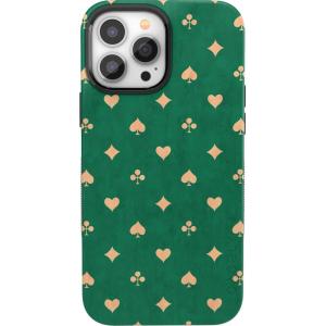Casely iPhone 13 Pro Max Case | Field of Flowers | Pastel Floral | Compatible with MagSafe | Bold Protective Design(Royal Flush | French Deck)