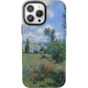 Casely iPhone 13 Pro Max Case | Field of Flowers | Pastel Floral | Compatible with MagSafe | Bold Protective Design(The Met Museum | Monet’s View)