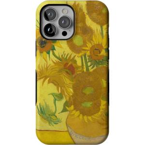 Casely iPhone 13 Pro Max Case | Field of Flowers | Pastel Floral | Compatible with MagSafe | Bold Protective Design(Van Gogh | Sunflowers)