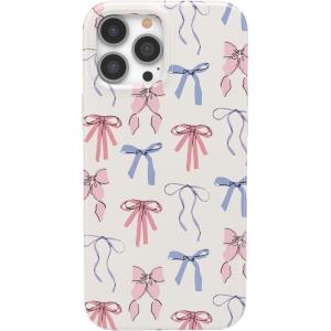 Casely iPhone 13 Pro Max Case | Field of Flowers | Pastel Floral | Compatible with MagSafe | Classic Ultra Slim Design(Coquette Girlie | Pastel Bows)