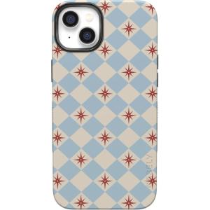 Casely iPhone 14 Case | Blue Awakening | Van Gogh Almond Blossom | Compatible with MagSafe | Bold Protective Design(Chelsea Checker | Starlight Tiles)