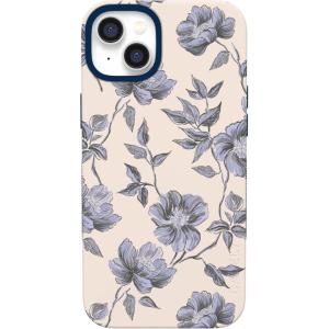 Casely iPhone 14 Case | Blue Awakening | Van Gogh Almond Blossom | Compatible with MagSafe | Bold Protective Design(Ink & Iris | Vintage Floral)