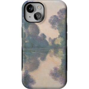 Casely iPhone 14 Case | Blue Awakening | Van Gogh Almond Blossom | Compatible with MagSafe | Bold Protective Design(Monet’s Morning | The Met Museum Collection)