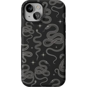 Casely iPhone 14 Case | Blue Awakening | Van Gogh Almond Blossom | Compatible with MagSafe | Bold Protective Design(We’re Ready For It | Black Serpent)