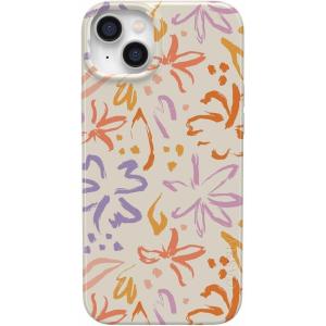Casely iPhone 14 Case | Hibiscus Blooms | Hawaiian Floral | Compatible with MagSafe | Classic Ultra Slim Design(Hibiscus Blooms | Hawaiian Floral)