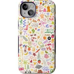 Casely iPhone 14 Plus Case | Cowgirl Canyon | FashionPass x Casely | Bold Protective Case Design | Compatible with MagSafe(All the Fun Things | Fun on Weekdays)