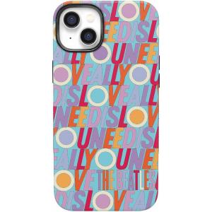 Casely iPhone 14 Plus Case | Cowgirl Canyon | FashionPass x Casely | Bold Protective Case Design | Compatible with MagSafe(Beatles | All You Need Is Love)