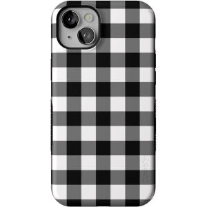 Casely iPhone 14 Plus Case | Cowgirl Canyon | FashionPass x Casely | Bold Protective Case Design | Compatible with MagSafe(Check Me Out | Checkerboard)