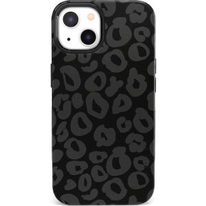 Casely iPhone 14 Plus Case | Cowgirl Canyon | FashionPass x Casely | Bold Protective Case Design | Compatible with MagSafe(Into the Wild | Black Leopard)