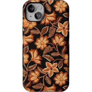Casely iPhone 14 Plus Case | Maple Flowers | Floral Foliage | Compatible with MagSafe | Bold Protective Design
