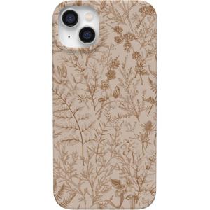 Casely iPhone 14 Plus Case | Palermo | Dippin’ Daisy’s Italian Coast | Compatible with MagSafe(Beige Garden | Neutral Floral)