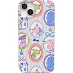 Casely iPhone 14 Plus Case | Palermo | Dippin’ Daisy’s Italian Coast | Compatible with MagSafe(Chateau Pups | French Dog)