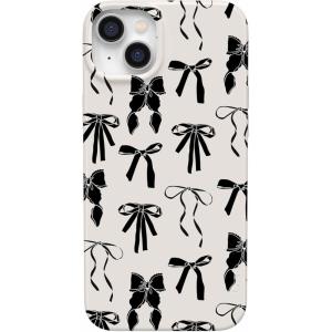 Casely iPhone 14 Plus Case | Palermo | Dippin’ Daisy’s Italian Coast | Compatible with MagSafe(Goth Girlie | Black Bows)