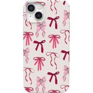 Casely iPhone 14 Plus Case | Palermo | Dippin’ Daisy’s Italian Coast | Compatible with MagSafe(Lover Girlie | Pink Bows)