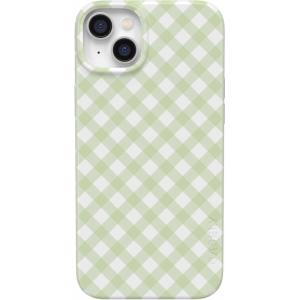 Casely iPhone 14 Plus Case | Palermo | Dippin’ Daisy’s Italian Coast | Compatible with MagSafe(Mint Lattice | Sunday Best)
