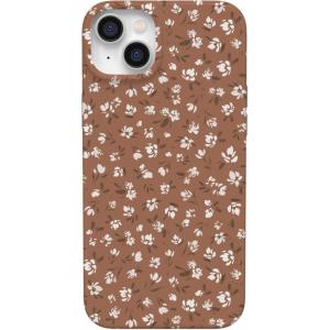 Casely iPhone 14 Plus Case | Palermo | Dippin’ Daisy’s Italian Coast | Compatible with MagSafe(Mocha Meadow | Tiny Flowers)