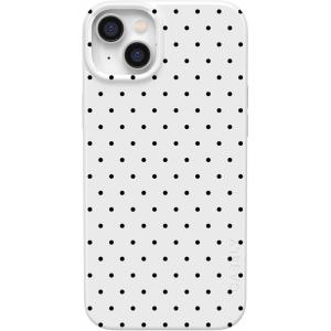 Casely iPhone 14 Plus Case | Palermo | Dippin’ Daisy’s Italian Coast | Compatible with MagSafe(On the Dot | White Polka Dot)