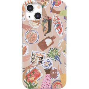 Casely iPhone 14 Plus Case | Palermo | Dippin’ Daisy’s Italian Coast | Compatible with MagSafe(Picnic Party | Painted Collage)