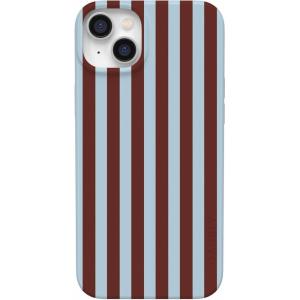Casely iPhone 14 Plus Case | Palermo | Dippin’ Daisy’s Italian Coast | Compatible with MagSafe(Sunday in Brooklyn | Chocolate Stripes)