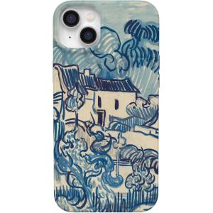 Casely iPhone 14 Plus Case | Palermo | Dippin’ Daisy’s Italian Coast | Compatible with MagSafe(Van Gogh | Landscape With Houses)