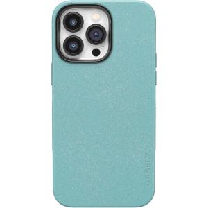 Casely iPhone 14 Pro Case | Opposites Attract | Day & Night Mountains | Compatible with MagSafe | Bold Protective Design(Aquamarine | Ocean Blue Shimmer Glitter)