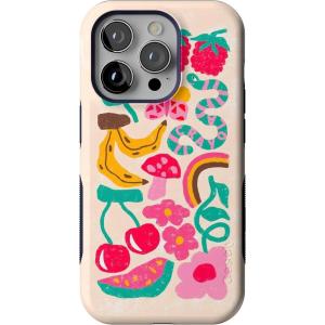 Casely iPhone 14 Pro Case | Opposites Attract | Day & Night Mountains | Compatible with MagSafe | Bold Protective Design(Doodle Bug | Crayola Crayon)