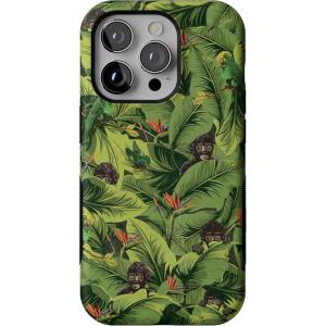 Casely iPhone 14 Pro Case | Opposites Attract | Day & Night Mountains | Compatible with MagSafe | Bold Protective Design(Frida Kahlo | Sneaky Monkeys | Jungle Floral)