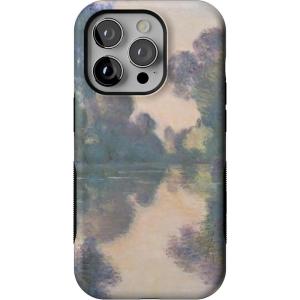 Casely iPhone 14 Pro Case | Opposites Attract | Day & Night Mountains | Compatible with MagSafe | Bold Protective Design(Monet’s Morning | The Met Museum | The Met Museum)