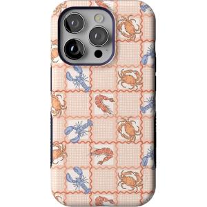 Casely iPhone 14 Pro Case | Opposites Attract | Day & Night Mountains | Compatible with MagSafe | Bold Protective Design(On the Cape | Coastal Summer)