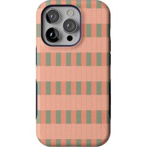 Casely iPhone 14 Pro Case | Opposites Attract | Day & Night Mountains | Compatible with MagSafe | Bold Protective Design(Palm Beach | Grand Cabana)