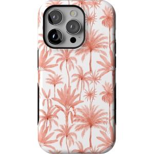 Casely iPhone 14 Pro Case | Opposites Attract | Day & Night Mountains | Compatible with MagSafe | Bold Protective Design(Perfect Paradise | Tropical Palm Tree Floral)