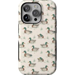 Casely iPhone 14 Pro Case | Opposites Attract | Day & Night Mountains | Compatible with MagSafe | Bold Protective Design(The Boyfriend Collection | Mallard & Co.)