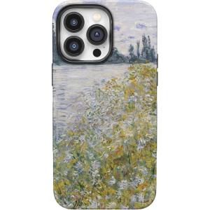 Casely iPhone 14 Pro Case | Opposites Attract | Day & Night Mountains | Compatible with MagSafe | Bold Protective Design(The Met Museum | Île aux Fleurs)