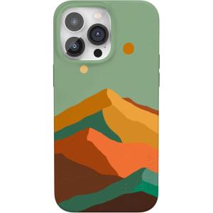 Casely iPhone 14 Pro Case | Sage Garden | Green Floral | Compatible with MagSafe | Classic Ultra-Slim Case Design(Endless Peaks | Colorblock Mountain)