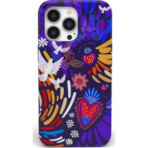 Casely iPhone 14 Pro Case | Sage Garden | Green Floral | Compatible with MagSafe | Classic Ultra-Slim Case Design(Frida Kahlo | Viva La Vida | Floral Collage)