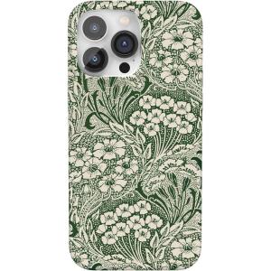Casely iPhone 14 Pro Case | Sage Garden | Green Floral | Compatible with MagSafe | Classic Ultra-Slim Case Design(Mystic Meadow | Green Gardens)