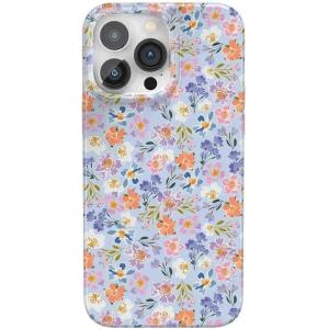 Casely iPhone 14 Pro Case | Sage Garden | Green Floral | Compatible with MagSafe | Classic Ultra-Slim Case Design(Poppy Meadows | Pastel Floral)